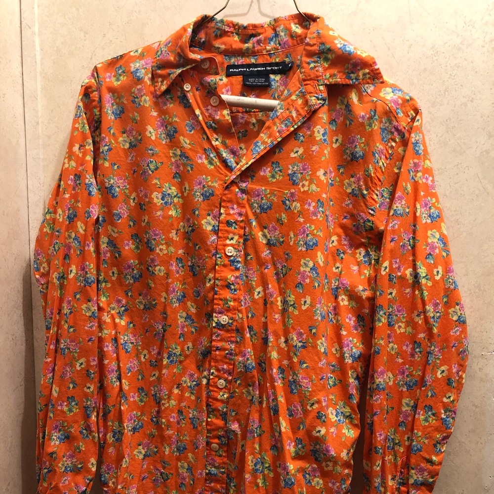 Ralph Lauren Sport Floral Long Sleeve Button Down